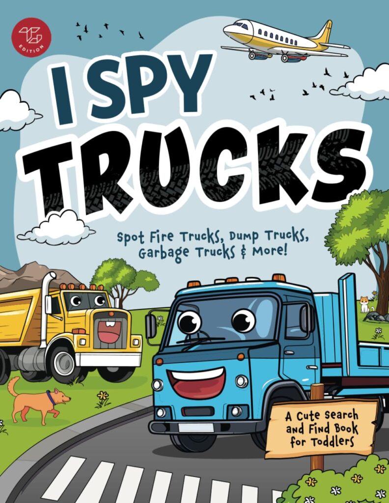 I Spy Trucks - Book Cover